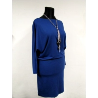 Sukienka Belinda - kimono niebieski melanż